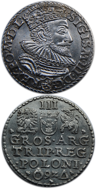 Trojak koronny 1592
